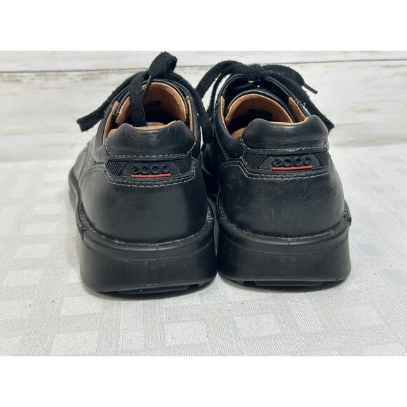 ECCO Black Leather Shoe Bicycle Toe Comfort Casual Shock Point Size 43/ US 9-9.5 main image 8